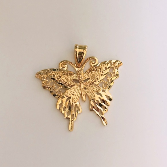 444style Jewelry - Monarch Butterfly pendant | 18k Gold Filled